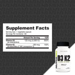 Load image into Gallery viewer, Vitamin D3 K2 (5000 IU D3, 180 MCG K2)
